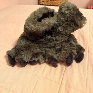 Carter's Fuzzy Brown Slippers